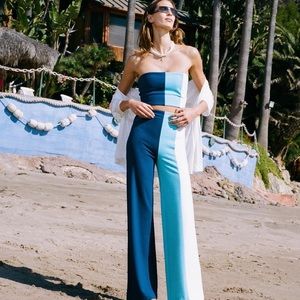 Staud Dakota Top & Connor Pants in Almalfi set